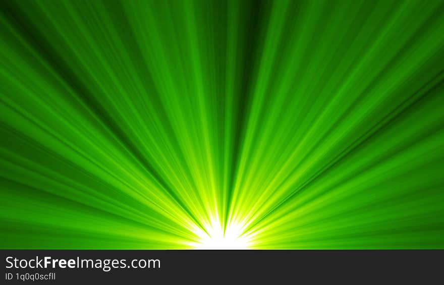 Shining Green Lights Dazzlingly Bright, Amazing and Luxury Lights, Widescreen 4K Resolution