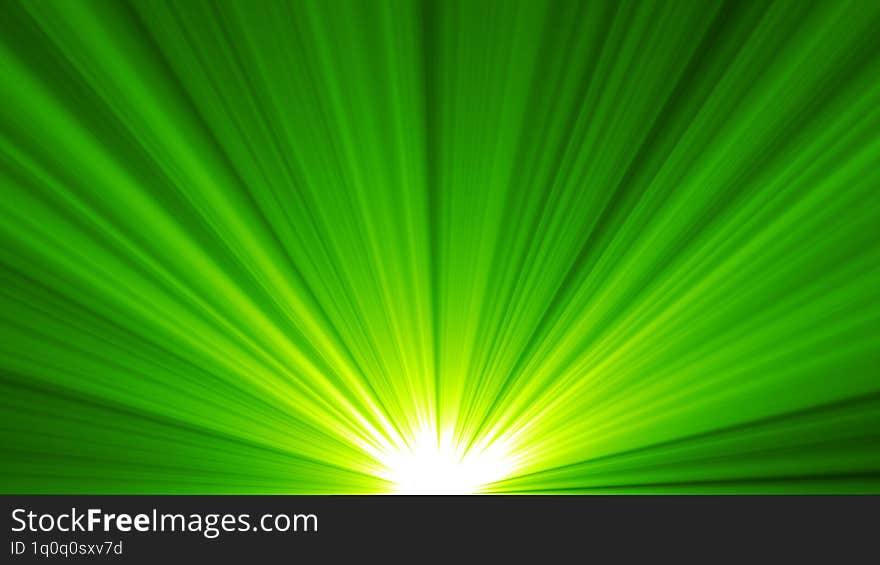 Shining Green Lights Dazzlingly Bright, Amazing and Luxury Lights, Widescreen 4K Resolution