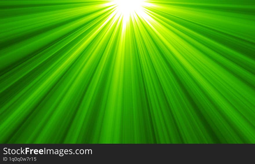 Shining Green Lights Dazzlingly Bright, Amazing and Luxury Lights, Widescreen 4K Resolution