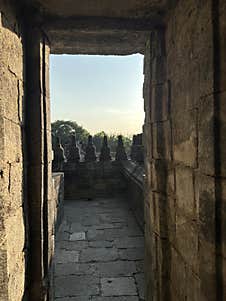 Prambanan Temple, Central Java. The Location Of The Temple In Yogjakarta Royalty Free Stock Photography