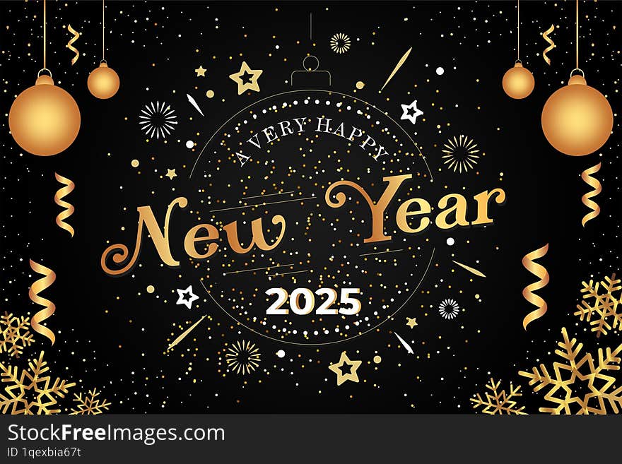 New Year 2025 Upcoming Happy New Year