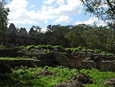 Ruins At Mayan Site Of Uxmal Royalty Free Stock Images