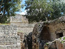 Ruins At Mayan Site Of Uxmal Stock Photography