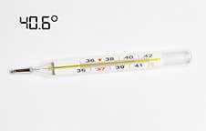 The Mercury Thermometer On A White Background Healthy Temperature Royalty Free Stock Photography