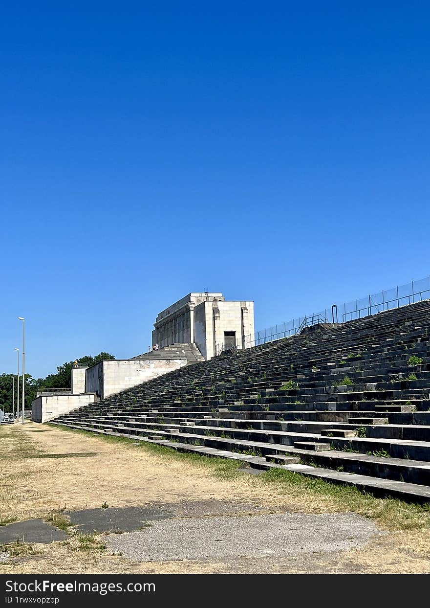 Zeppelin Field and Tribune in Nuremberg, Germany