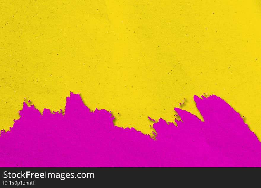 Purple and Yellow paint splash background, wallpaper design