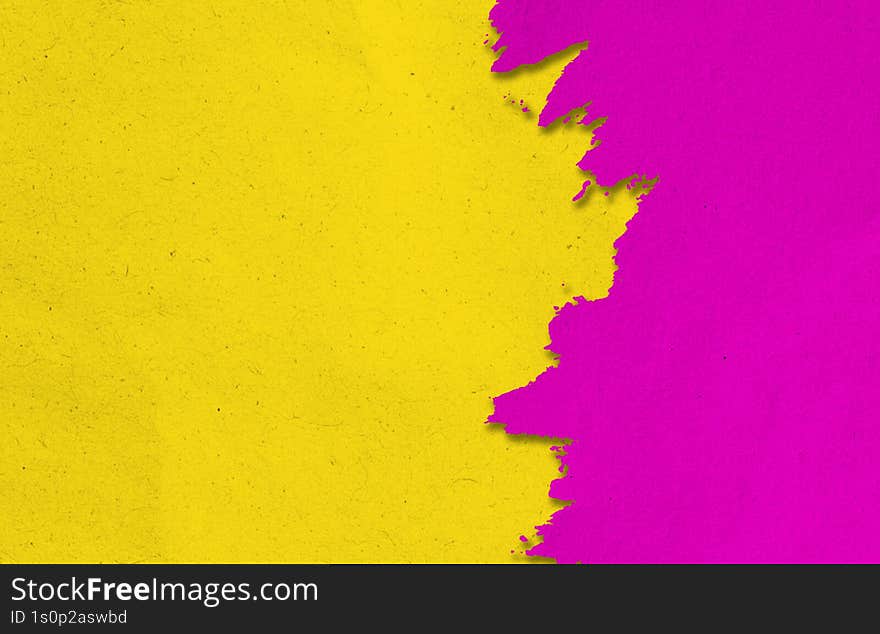 Purple and Yellow paint splash background, wallpaper design