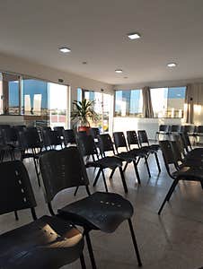 Empty Conference Room With Chairs Stock Images