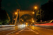 Bridge Arch, Bridge Wroclaw Poland, Bridge Of Grunwald Stock Photos