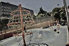 Duboce Park Playground, A Neighborhood Playground  16 Royalty Free Stock Image