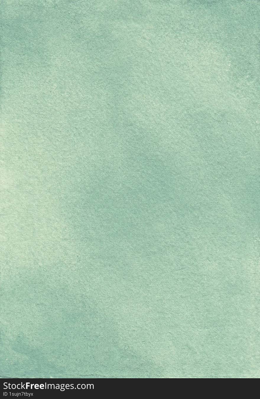 Hand painted Jade green watercolour background