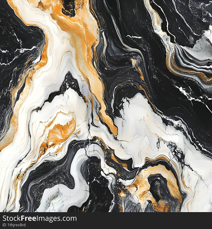 Abstract design featuring swirling patterns with a marble-like texture.