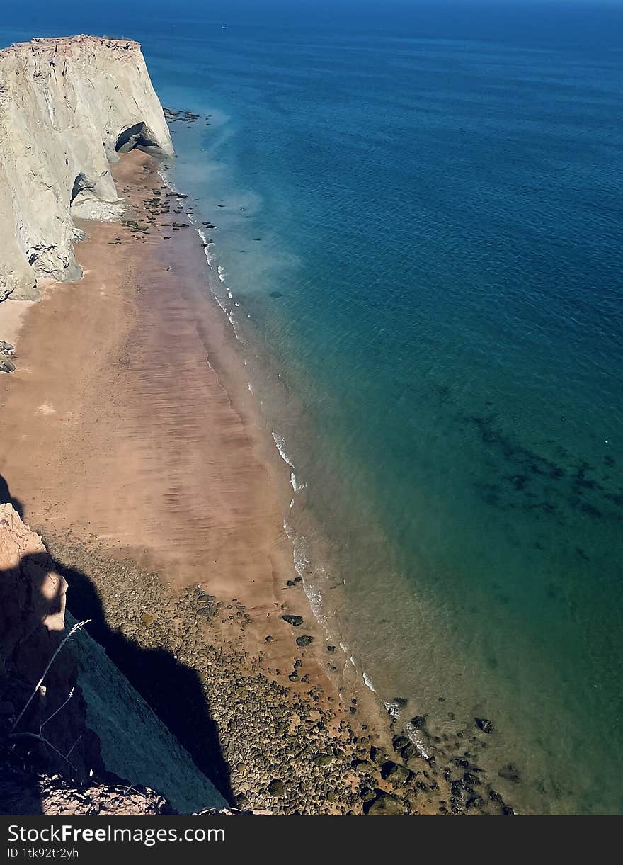 Turtle beach in the southern Iran.