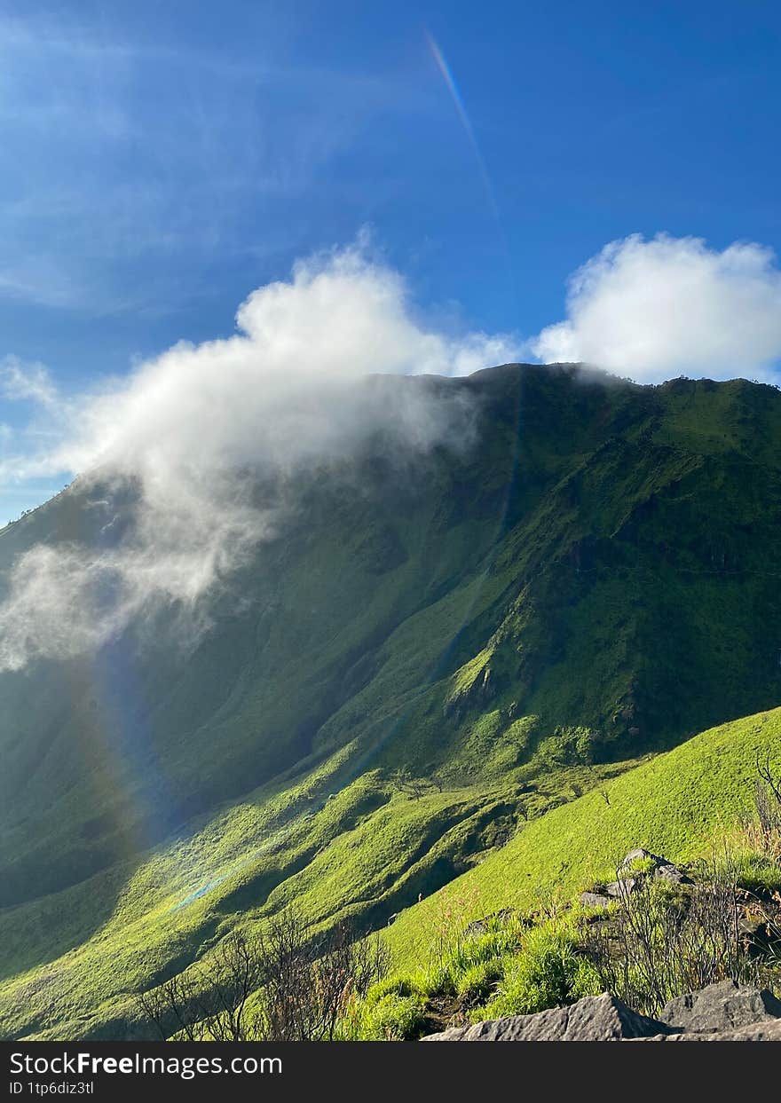 beautiful view of the mountain