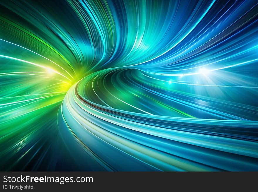 Stunning Abstract BlueGreen Geometric Background Created Through Long Exposure Photography A Visual Exploration of