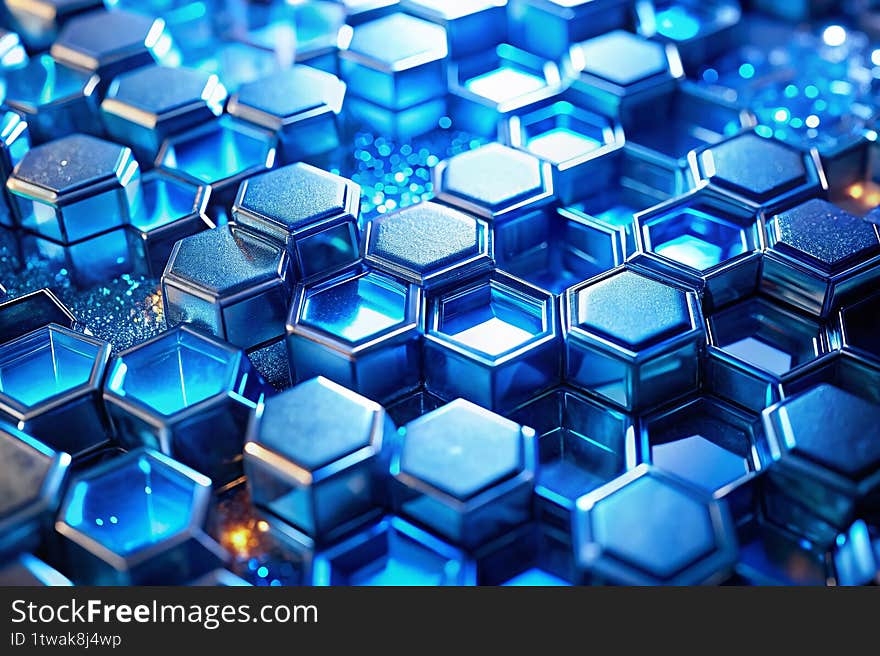 Immerse yourself in a mesmerizing world of abstract beauty with this captivating blue hexagon crystal pattern. The intricate geometric design evokes a sense of elegance and futuristic sophistication, creating a visually stunning backdrop for any creative project. Each hexagon shimmers with a subtle, reflective quality, lending a touch of sparkle and dynamism to the overall aesthetic. This. Immerse yourself in a mesmerizing world of abstract beauty with this captivating blue hexagon crystal pattern. The intricate geometric design evokes a sense of elegance and futuristic sophistication, creating a visually stunning backdrop for any creative project. Each hexagon shimmers with a subtle, reflective quality, lending a touch of sparkle and dynamism to the overall aesthetic. This