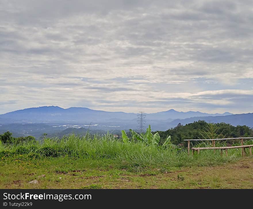 Beautiful landscape of the mountain