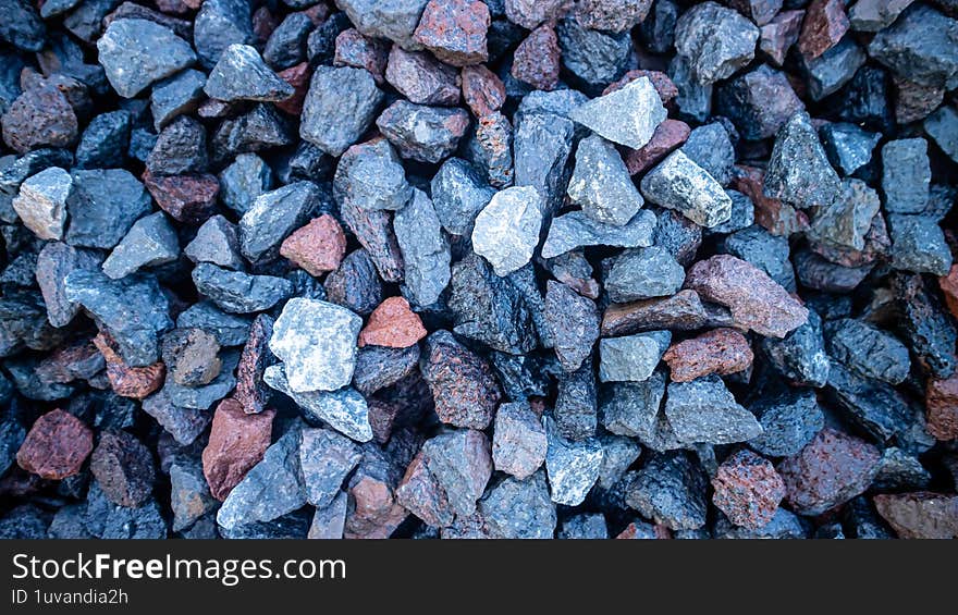 Small Rocks Arranged Neatly And Beautifully