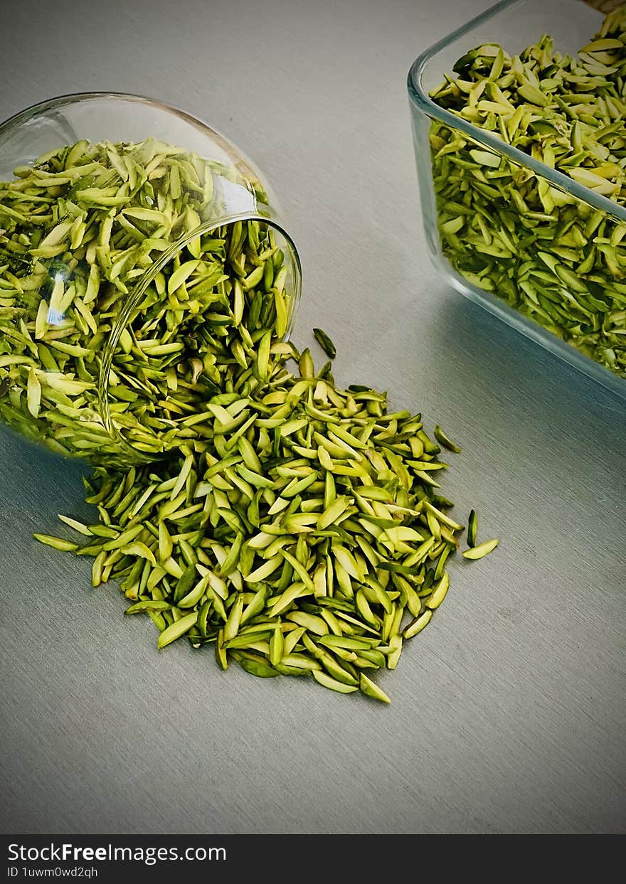 Handcrafted vibrant green pistachio slivers, showcasing natural richness, fresh aroma, and artisanal quality � perfect for gourmet desserts and authentic traditional dishes.