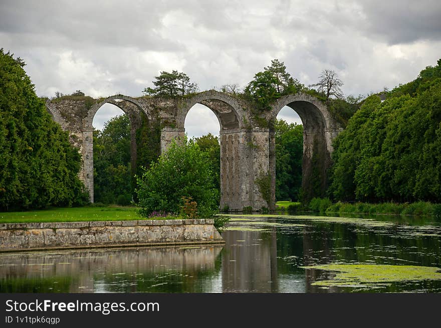 aqueduct in Maintenon in France