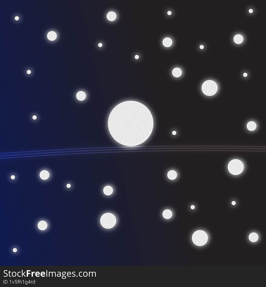 Shinny white circle light background