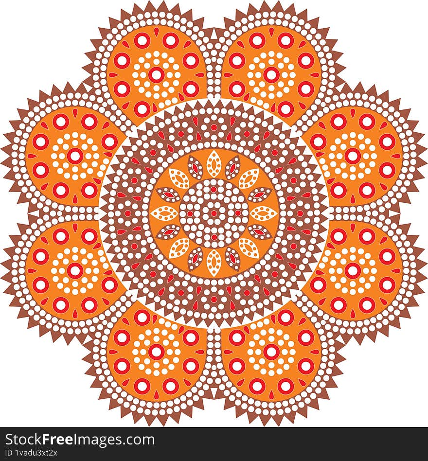 This is Indian Chunri design.