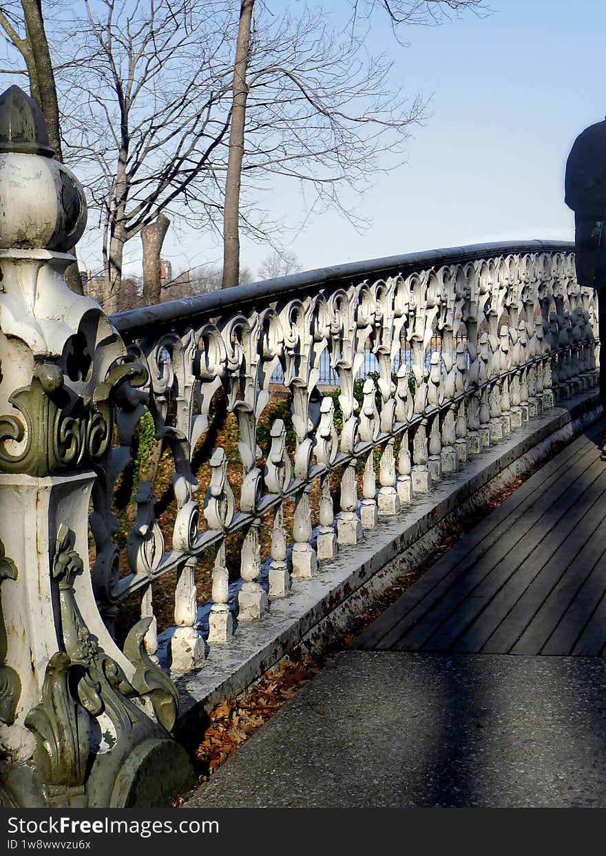 Bow bridge in central park NY