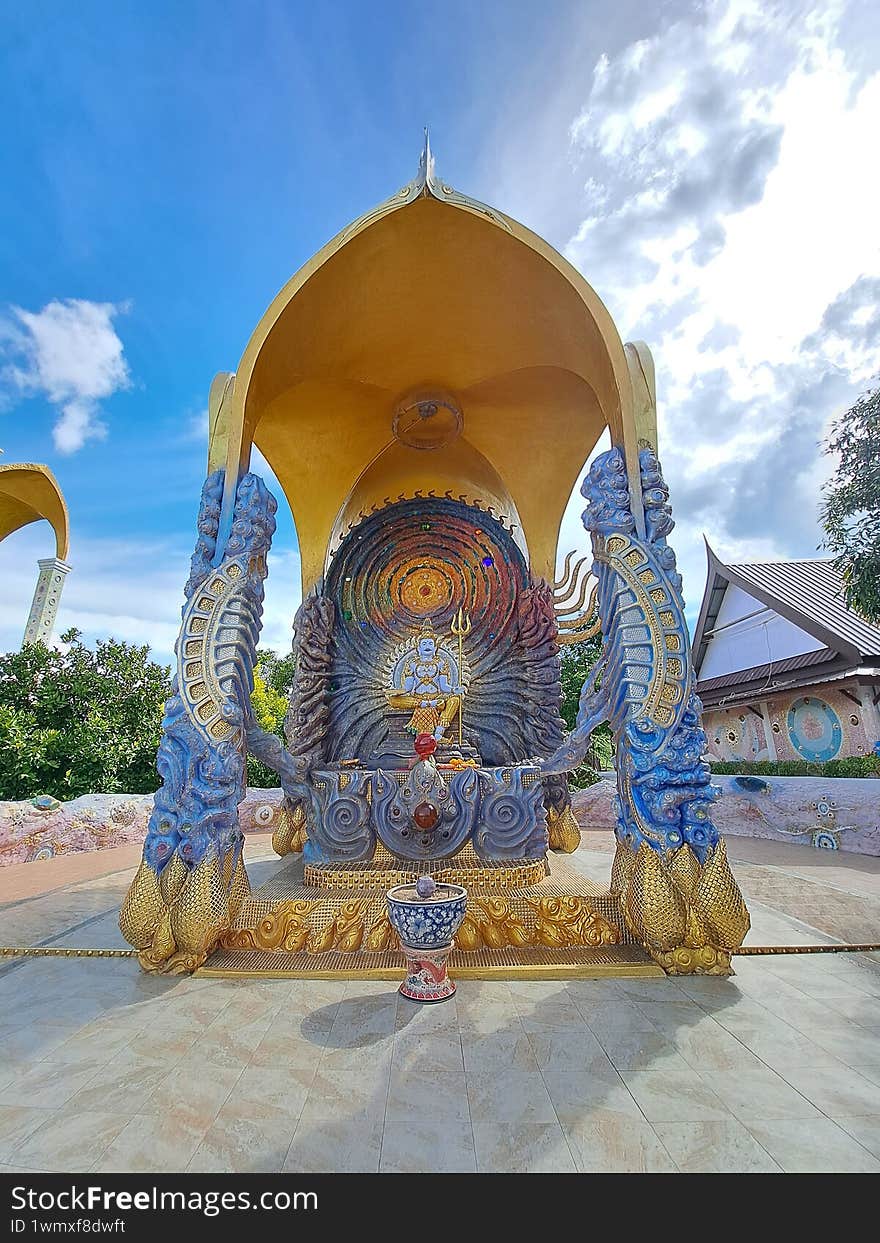 Kao kho, Phetchabun, Thailand, 2022 - brahma god statue