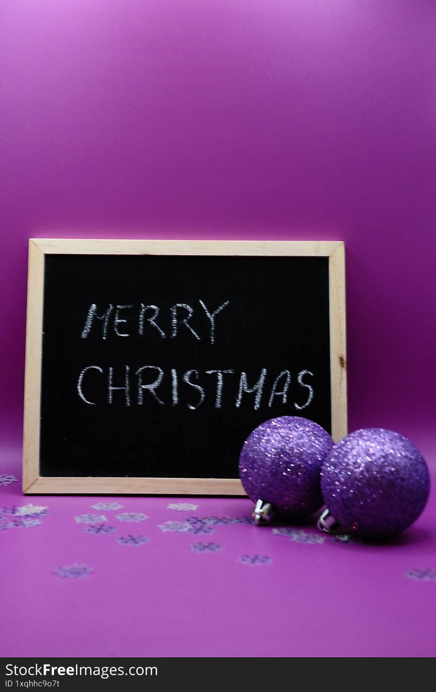 merry christmas write on the board