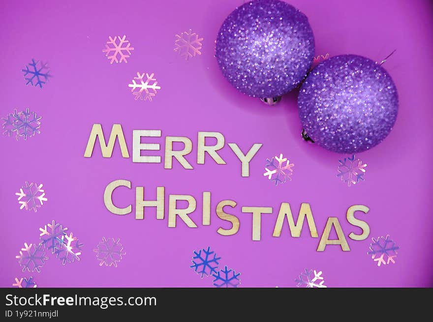 merry christmas write between snowflakes