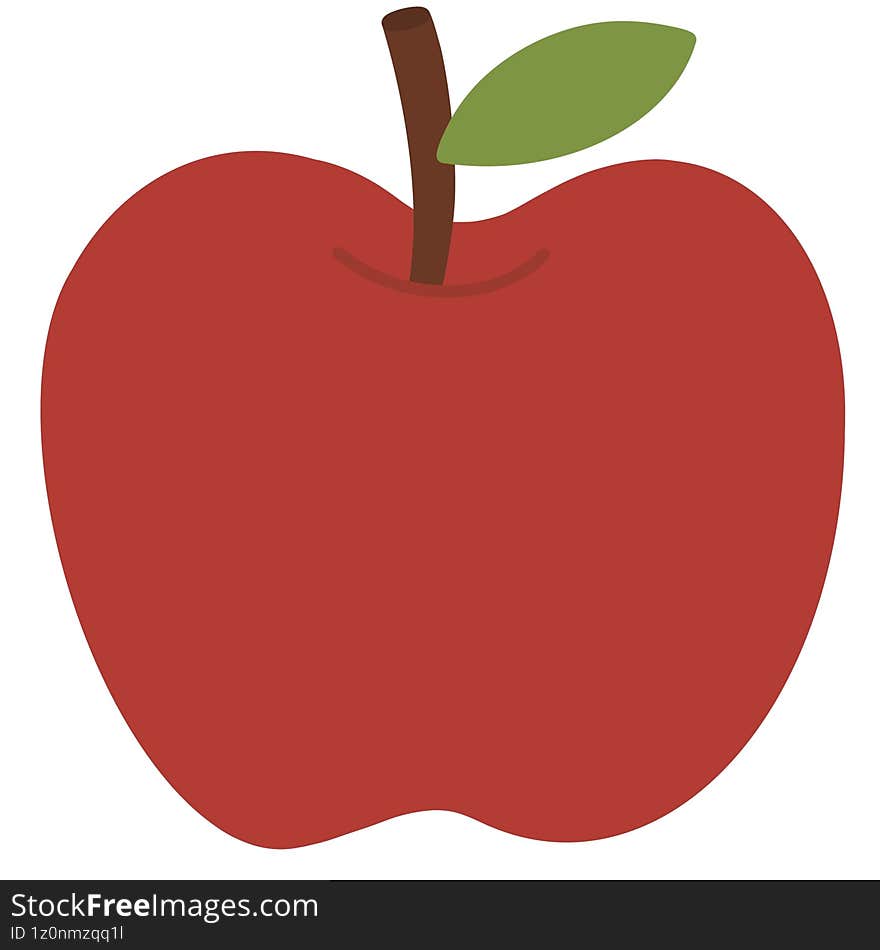 Apple Fruit Vitamin Back to School