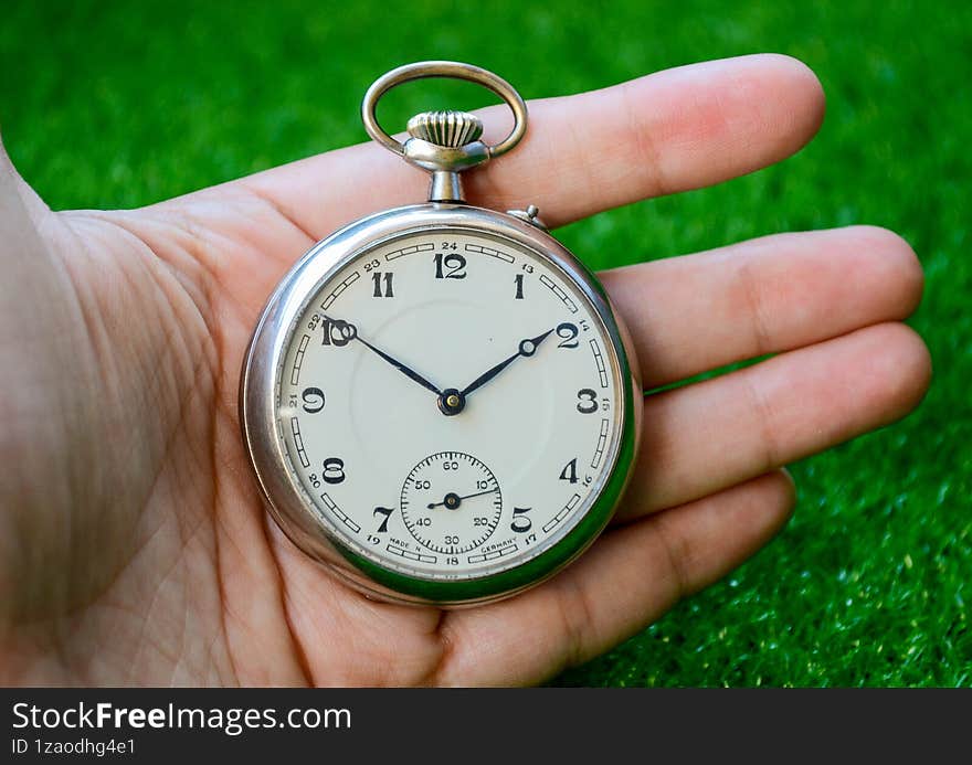 Vintage German Pocket Watch at World War II