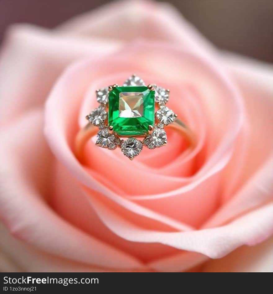 Lush green emeralds and sparkling diamonds, elegantly set in a luxurious gold design.Perfect for special occasions. Lush green emeralds and sparkling diamonds, elegantly set in a luxurious gold design.Perfect for special occasions.