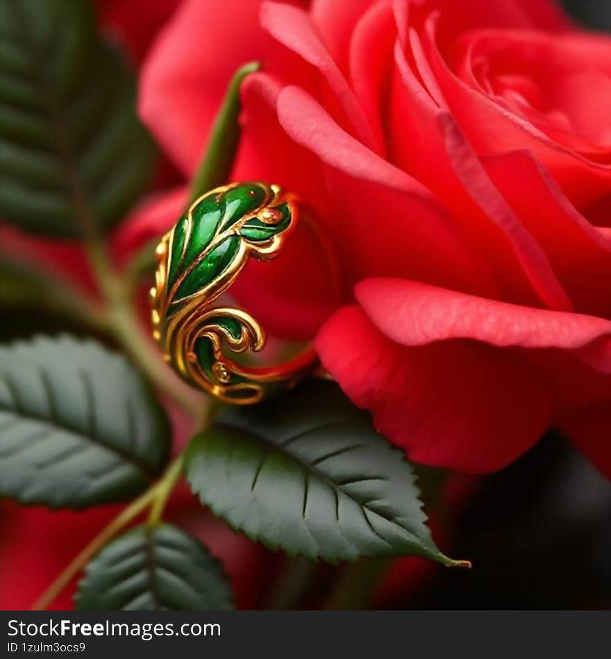 A stunning jewellery piece featuring vibrant colours and luxurious materials. A stunning jewellery piece featuring vibrant colours and luxurious materials.