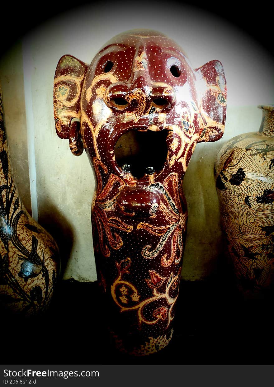 close up of clay crafts with unique shapes and patterns