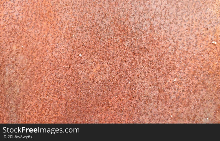 This is a rusty iron sheet