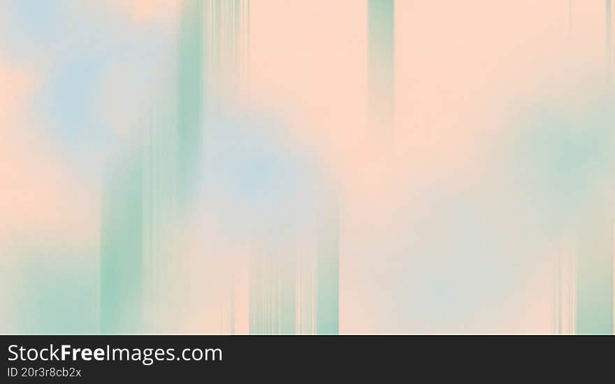 Soft Pastel Vertical Stripes Abstract Background With Subtle Blending Of Peach Blue And Green Hues