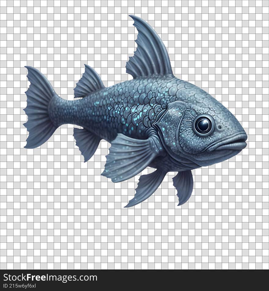 A transparent sea Fish Image