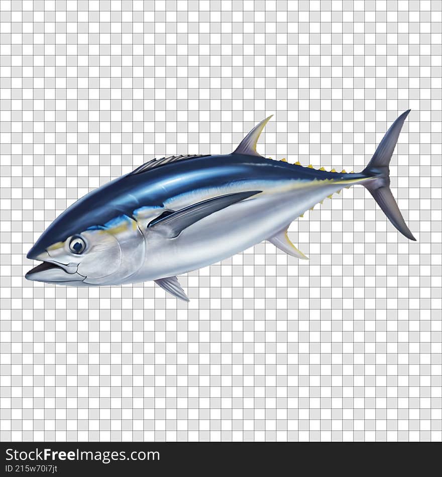 A transparent sea Fish Image