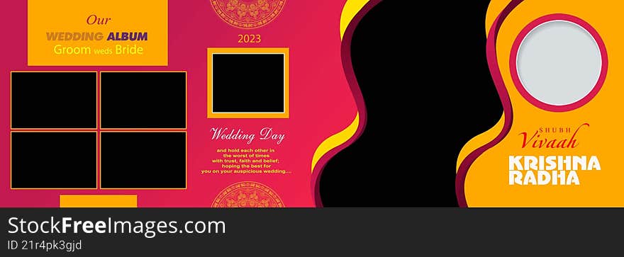 Design elegant Bride Photo Albums with creative PSD templates. Perfect for wedding photographers and designers. Download free 12x3