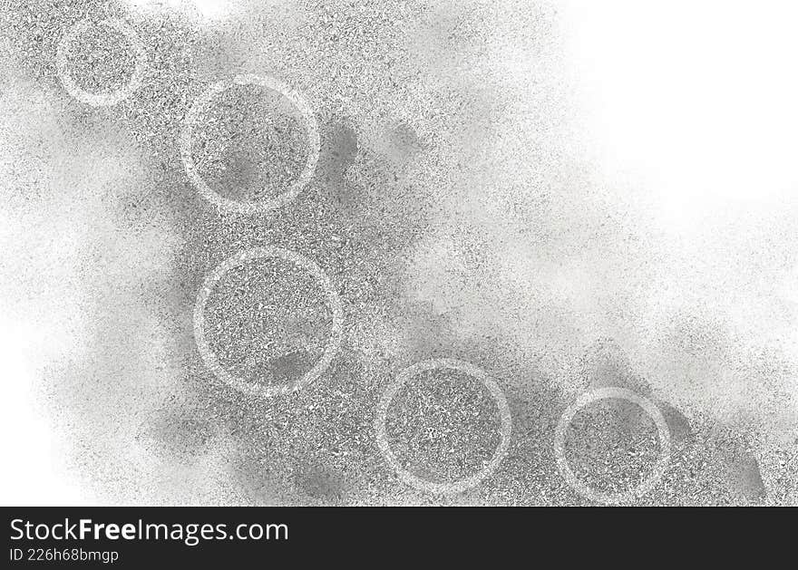 A soft gray oil-film texture created on a clean white background, offering a subtle abstract look suitable for a wide variety of p