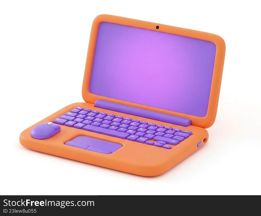 Colorful kids  laptop