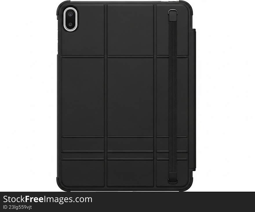 The image shows a sleek black tablet case designed with a protective cover. The case features a textured surface for better grip and includes a foldable stand for convenient viewing. It has a secure closure with a magnetic flap to keep the tablet safe and secure. The case appears to be designed for durability and functionality, ideal for daily use and travel. The image shows a sleek black tablet case designed with a protective cover. The case features a textured surface for better grip and includes a foldable stand for convenient viewing. It has a secure closure with a magnetic flap to keep the tablet safe and secure. The case appears to be designed for durability and functionality, ideal for daily use and travel