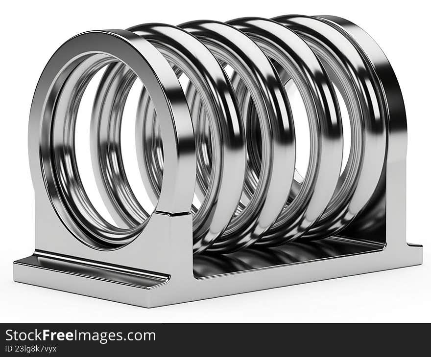 Stainless steel rounded holder