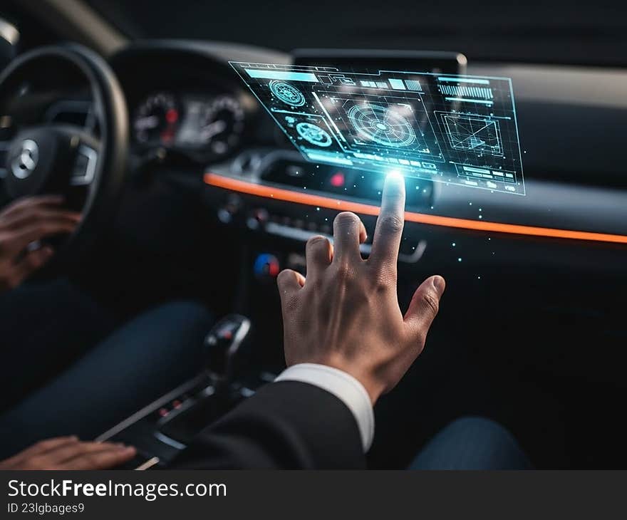Interacting with advanced car dashboard