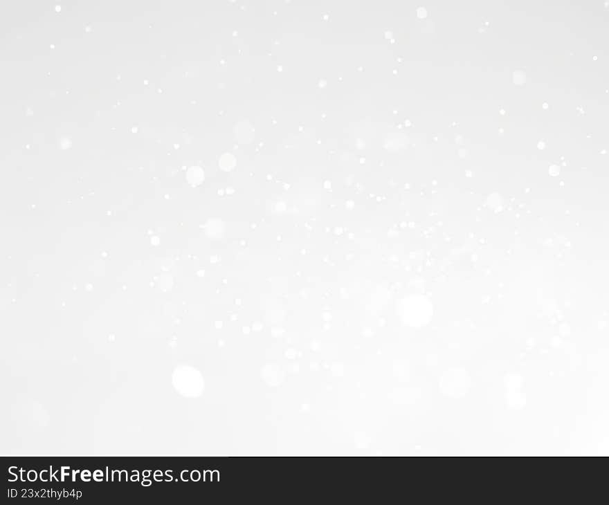 Snowflakes, isolated on white background