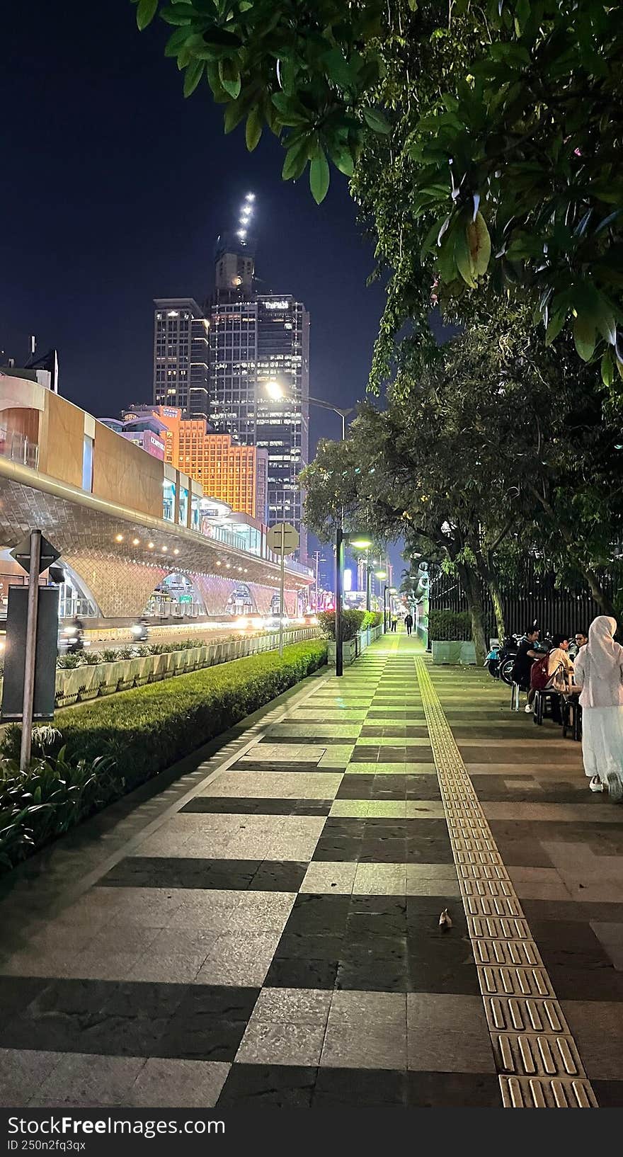 City Side Walk In Jakarta