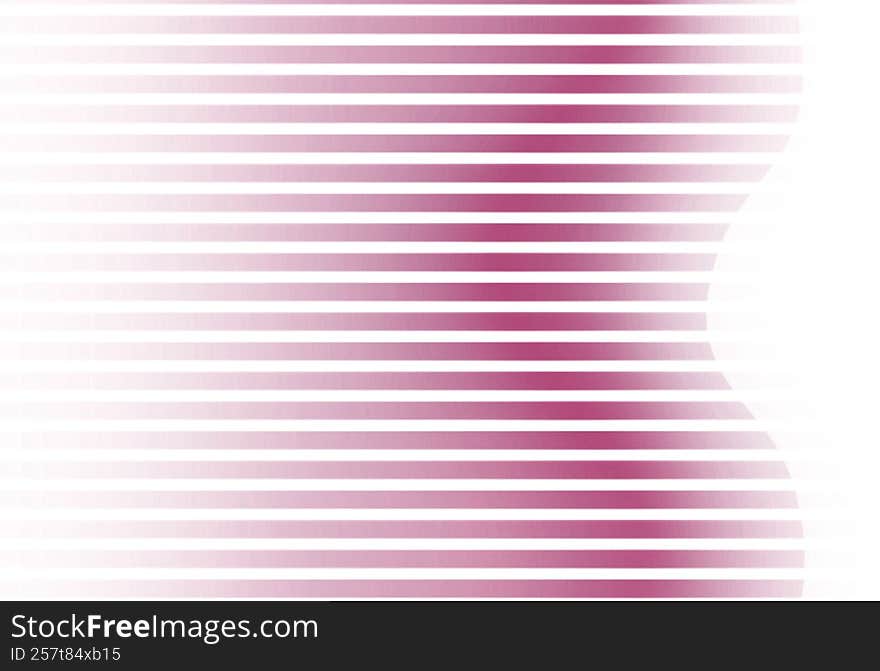 A minimal abstract background featuring evenly spaced horizontal lines fading from pink into white. The smooth gradient effect creates depth, motion, and a soothing color composition ideal for modern design.