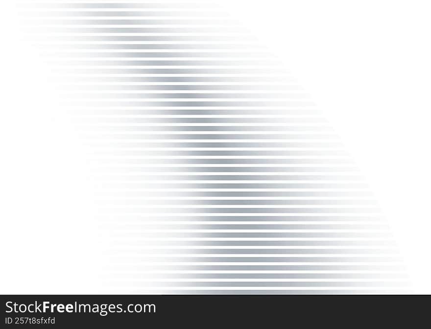 An abstract design of horizontal white and gray lines arranged diagonally across a light background. The varying opacity creates a gradient effect, adding depth, motion, and minimalist color composition.